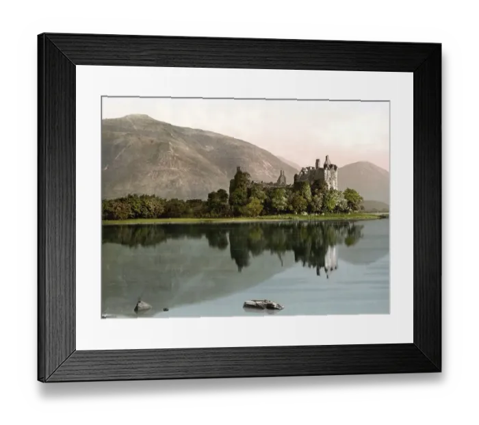 Framed Print : Kilchurn Castle is a ruined castle on the north-east shore of Loch Awe in the Argyll and Bute region of Scotland