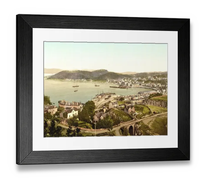 Framed Print : General view, Oban, Scotland, Historic Framed Print : General view, Oban, Scotland, Historic
