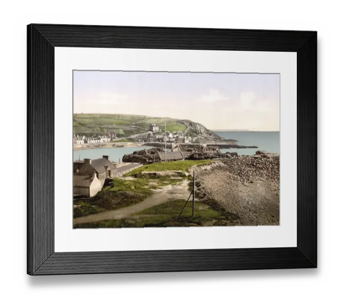 Framed Print : Portpatrick, harbour village in the far west of the Council Area of Dumfries and Galloway in Scotland