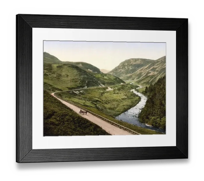 Framed Print : Sma Glen is a glen in the Perth and Kinross region in the north of Scotland