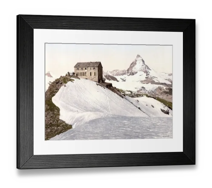 Framed Print : Gornergratbahn und Matterhorn, Wallis Framed Print : Gornergratbahn und Matterhorn, Wallis