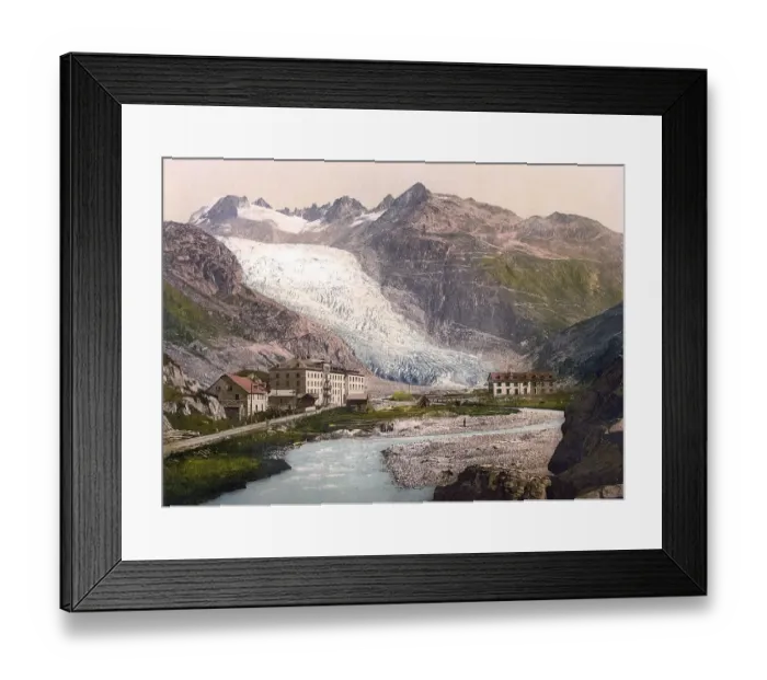 Framed Print : The Rhone Glacier, Rottengletscher Framed Print : The Rhone Glacier, Rottengletscher