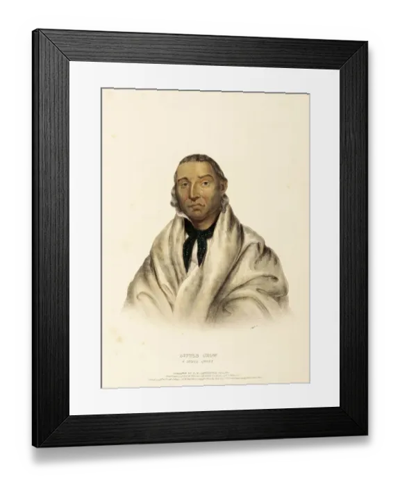 Framed Print : Little Crow. A Sioux Chief (1838) Framed Print : Little Crow. A Sioux Chief (1838)