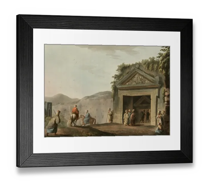 Framed Print : Historical Palestine, Tombs of the Judges of Israel