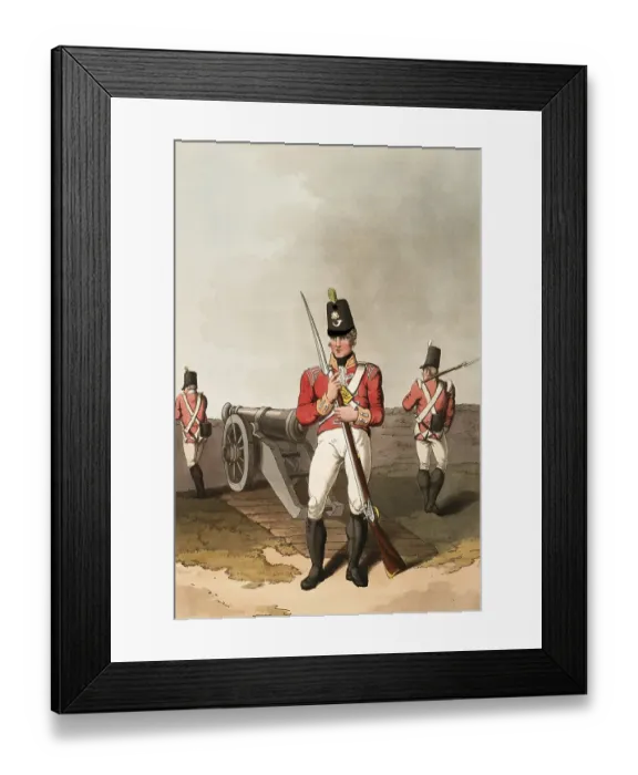 Framed Print : Scene from everyday life in England around 1810