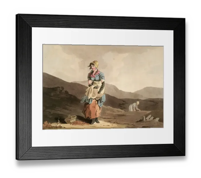 Framed Print : Scene from everyday life in England around 1810