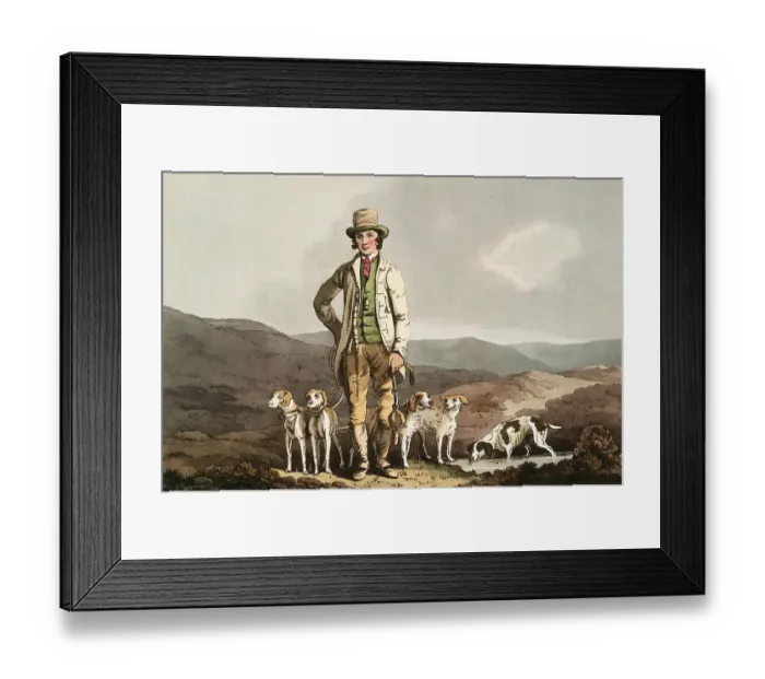Framed Print : Scene from everyday life in England around 1810 Framed Print : Scene from everyday life in England around 1810