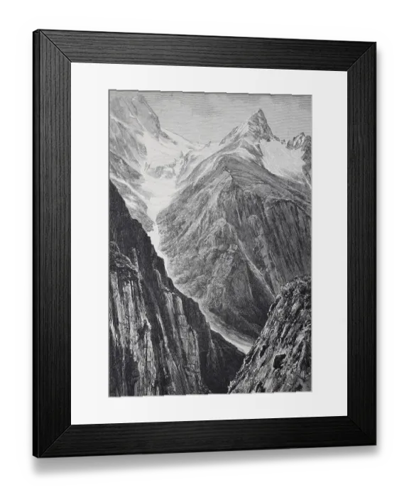 Framed Print : Pass in the Himalayan Mountains