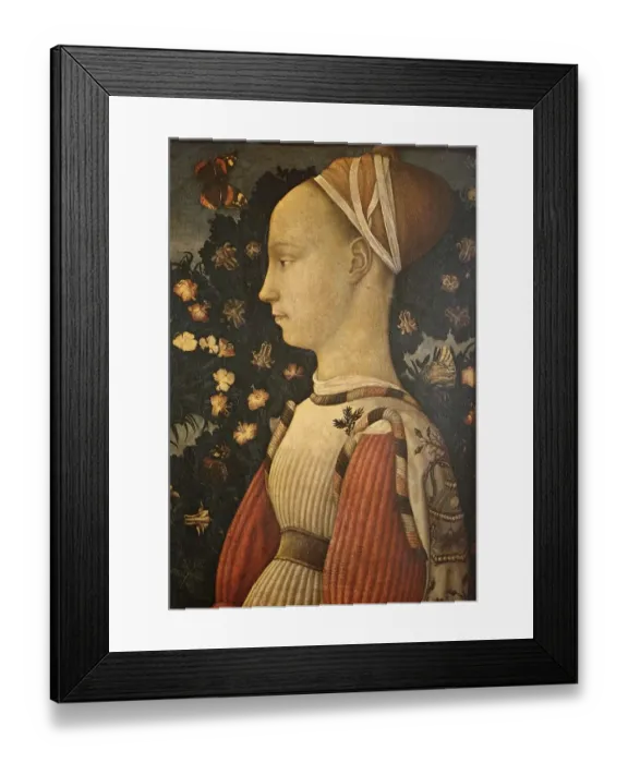 Framed Print : Painting by Antonio Pisanello (born 1395 in Pisa)