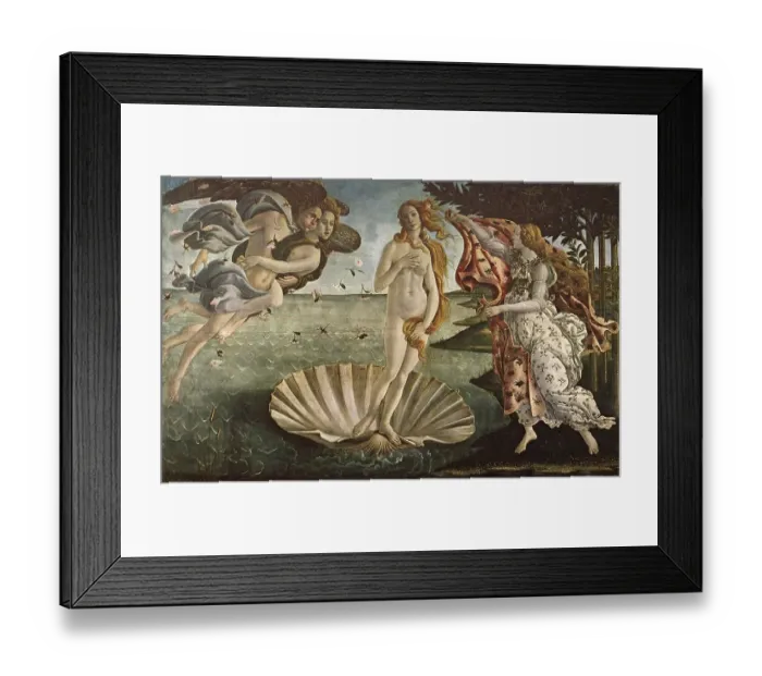 Framed Print : Painting by Sandro Botticelli (born 1 March 1445 in Florence)