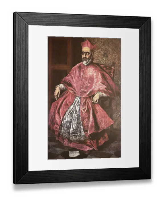 Framed Print : Painting by El Greco, actually Dominikos Theotokopoulos (born around 1541 in Candia on Crete)