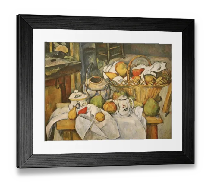 Framed Print : Painting by Paul Cezanne (born 19 January 1839 in Aix-en-Provence)