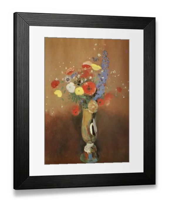 Framed Print : Painting by Odilon Redon, actually Bertrand Redon (born 22 April 1840 in Bordeaux) Framed Print : Painting by Odilon Redon, actually Bertrand Redon (born 22 April 1840 in Bordeaux)