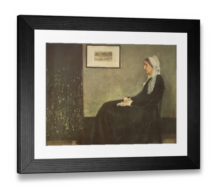 Framed Print : Painting by James Abbott McNeill Whistler (born 11 July 1834 in Lowell)