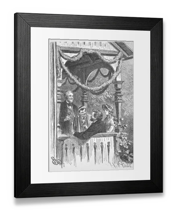 Framed Print : Bavarian State Exhibition in Nuremberg 1896