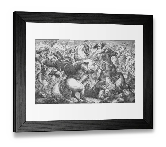 Framed Print : Froben's death, Emanuel Froben (* 4 March 1640)