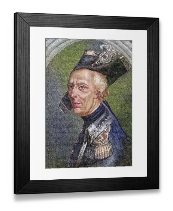 Framed Print : Luc Simeon Auguste Dagobert, Marquis de Fontenille