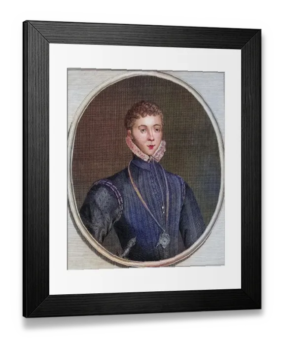 Framed Print : Henry Stewart Lord Darnley, also Stuart