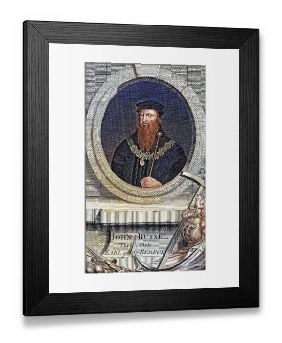 Framed Print : John Russell, 1st Earl of Bedford Framed Print : John Russell, 1st Earl of Bedford