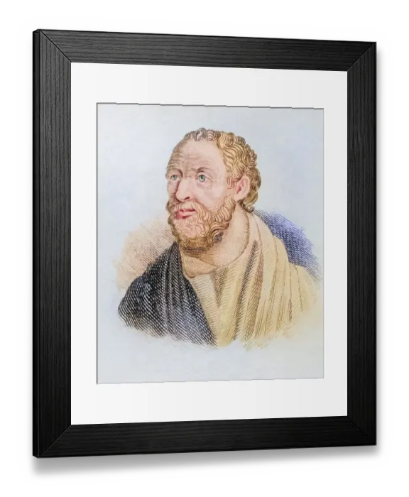 Framed Print : Carneades, born around 214 BC, died 129 BC Framed Print : Carneades, born around 214 BC, died 129 BC