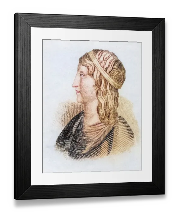 Framed Print : Lucius Apuleius Platonicus, born between 123 and 125