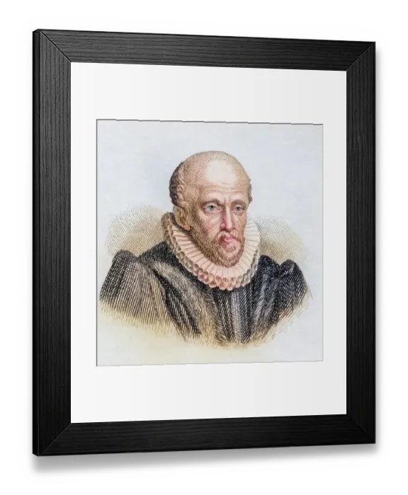 Framed Print : John Stow, born around 1525, died 1605