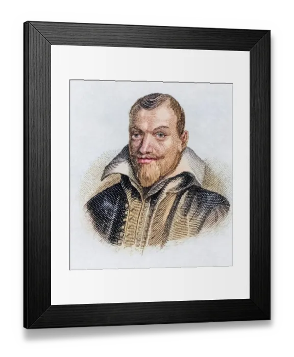 Framed Print : Johannes Meursius 1579 to 1639 Framed Print : Johannes Meursius 1579 to 1639