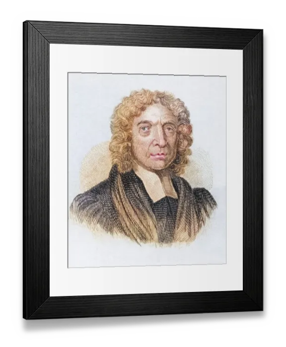 Framed Print : John Strype, 1643 to 1737, English church historian and biographer