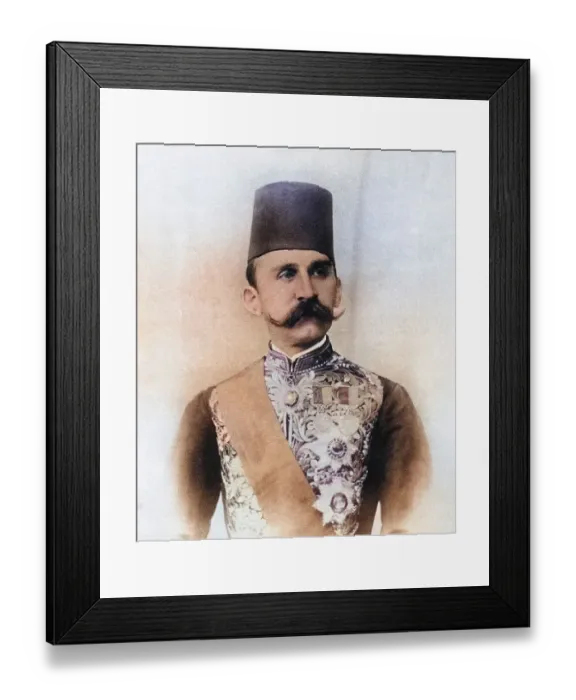 Framed Print : Sultan Husayn Kamil 1853 to 1917