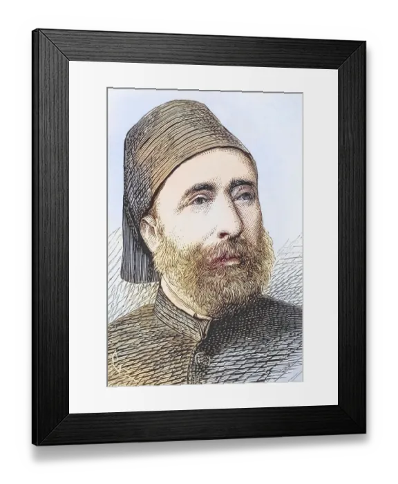 Framed Print : Ahmet Sefik Mithat Pasha 1822 to 1883