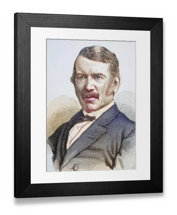 Framed Print : David Livingstone, 1813 to 1873 Framed Print : David Livingstone, 1813 to 1873