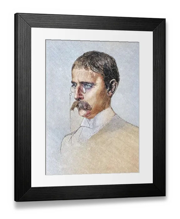 Framed Print : Karl Peters, 1856 to 1918, German