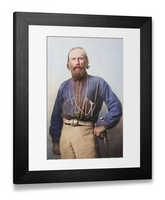 Framed Print : Giuseppe Garibaldi 1807 to 1882 Framed Print : Giuseppe Garibaldi 1807 to 1882