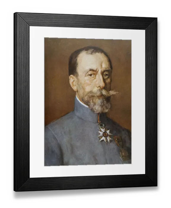 Framed Print : Etienne de Villaret, 1854 to 1931
