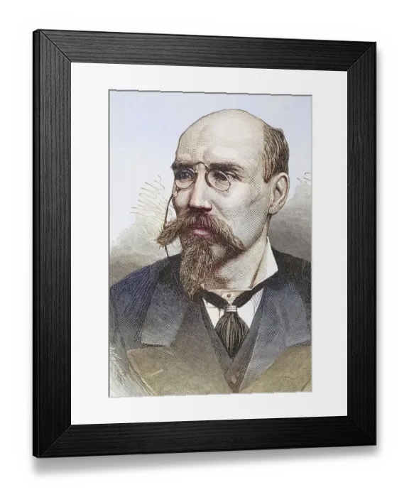 Framed Print : Jose Echegaray y Eizaguirre, born 1832