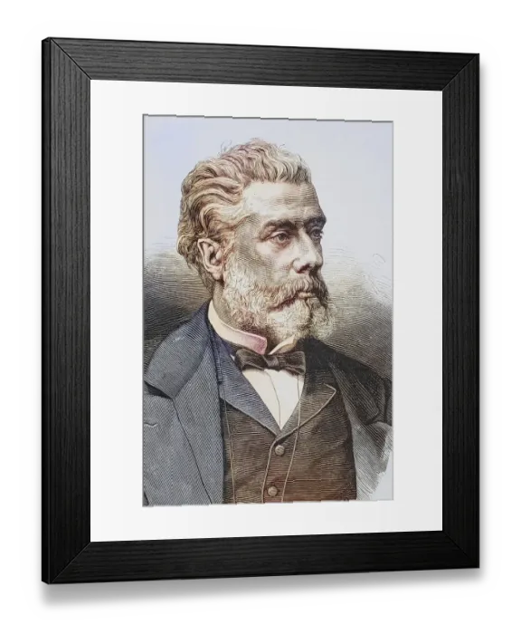 Framed Print : Victor Balaguer, born 1824, died 1901 Framed Print : Victor Balaguer, born 1824, died 1901