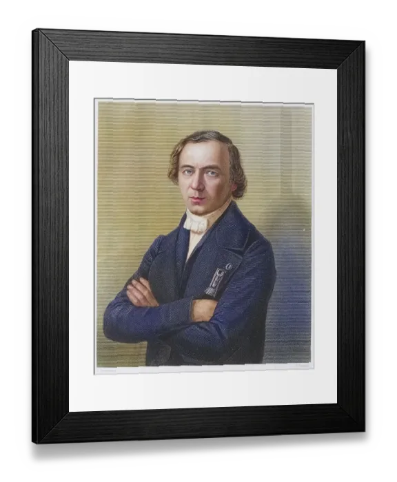 Framed Print : Jean Baptiste Dumas (1814-1884)