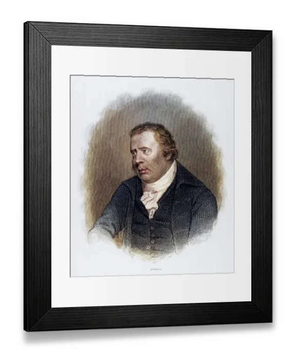 Framed Print : William Smellie (1740-1795) Scottish printer