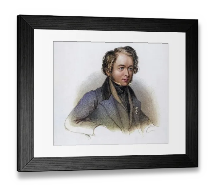 Framed Print : Robert Hermann Schomburgk (1804-1865) Framed Print : Robert Hermann Schomburgk (1804-1865)