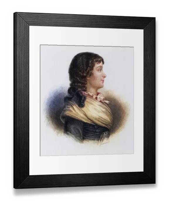 Framed Print : Marie Jeanne Philipon Roland, French revolutionary Framed Print : Marie Jeanne Philipon Roland, French revolutionary