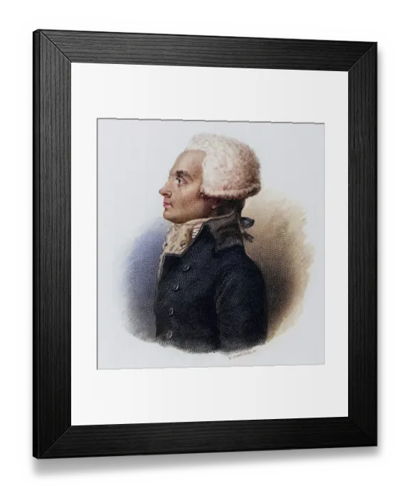 Framed Print : Maximilien Marie Isidore de Robespierre (1758-1794)