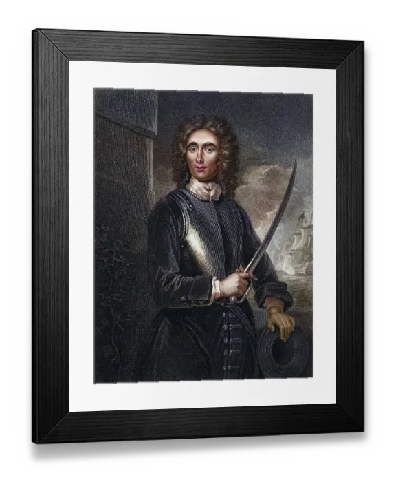 Framed Print : John Benbow (1653-1702) English naval commander