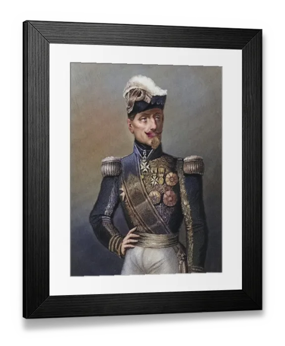 Framed Print : Jacques Le Roy de Saint Arnaud (1796-1854) French military commander