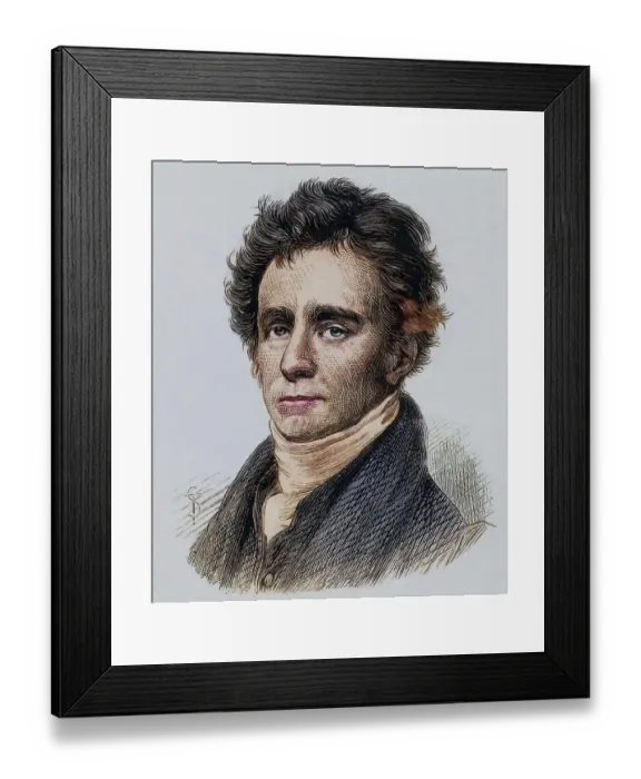 Framed Print : Robert Jameson (1774-1854), Scottish mineralogist