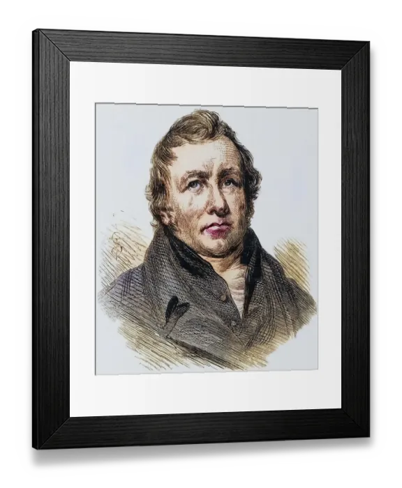 Framed Print : John Playfair (1748-1819), mathematician and geologist Framed Print : John Playfair (1748-1819), mathematician and geologist