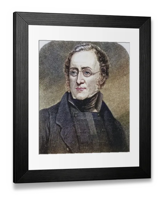 Framed Print : Henry Thomas de la Beche (1796-1855)