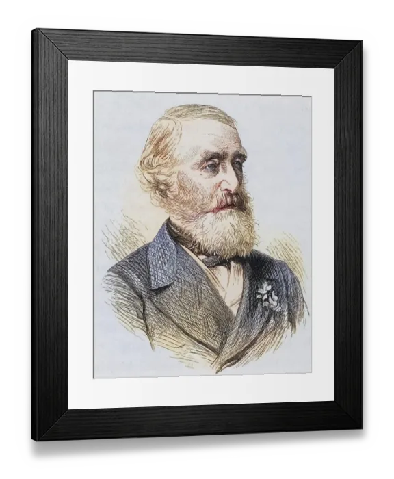 Framed Print : George Julius Poulett Scrope (1797-1876) British geologist and economist Framed Print : George Julius Poulett Scrope (1797-1876) British geologist and economist