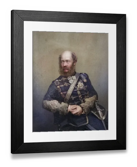 Framed Print : George Charles Bingham, 3rd Earl of Lucan (1800-1888)