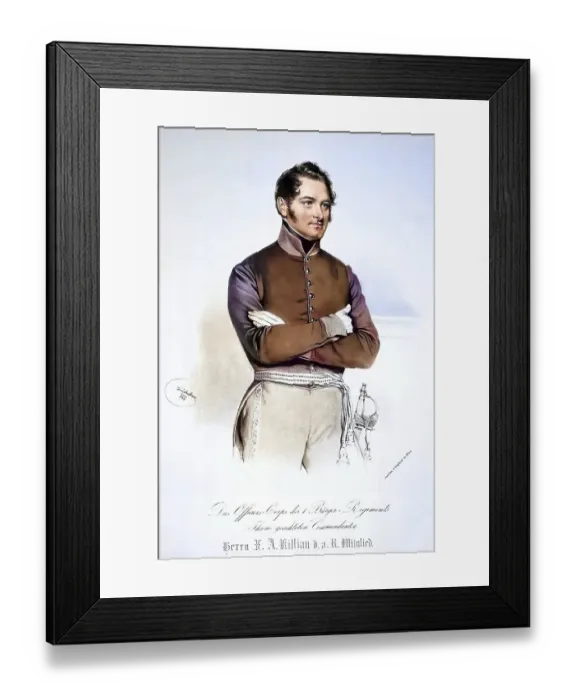 Framed Print : Franz Anton Kilian, 1799, 1876 Framed Print : Franz Anton Kilian, 1799, 1876