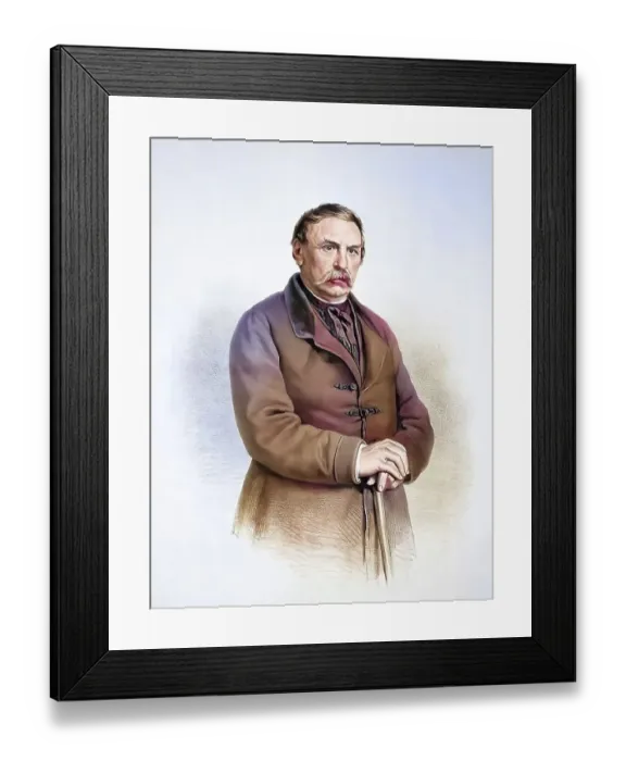 Framed Print : Ferenc Deak of Kehida ('f?r?n? d?a?k) (also Franz of Deak)